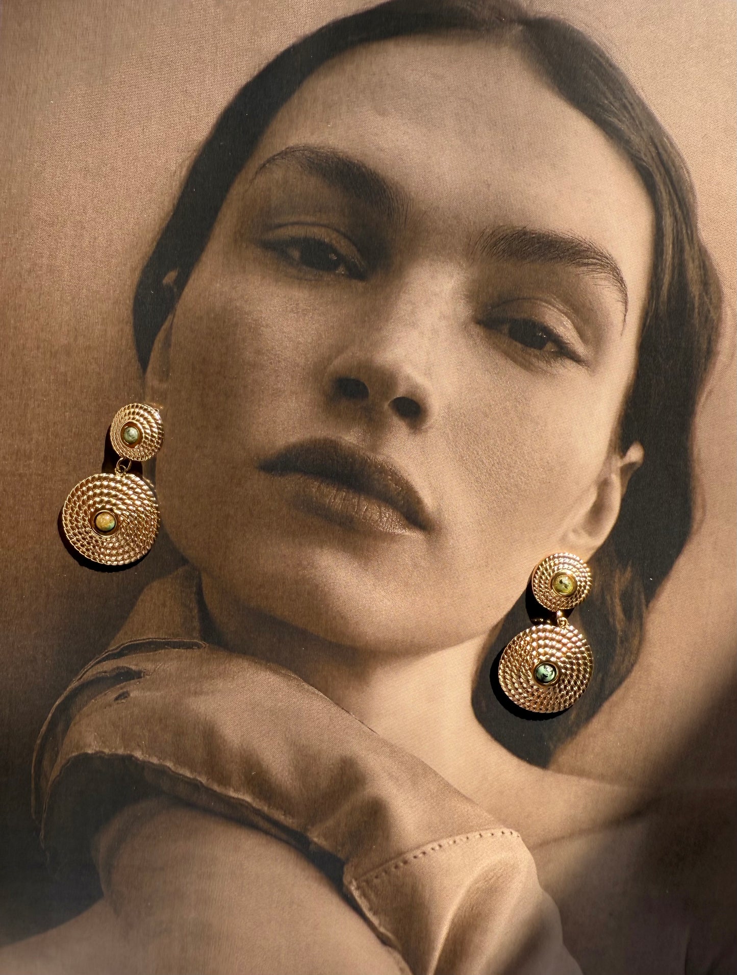 BOUCLES SORAYA JASPE