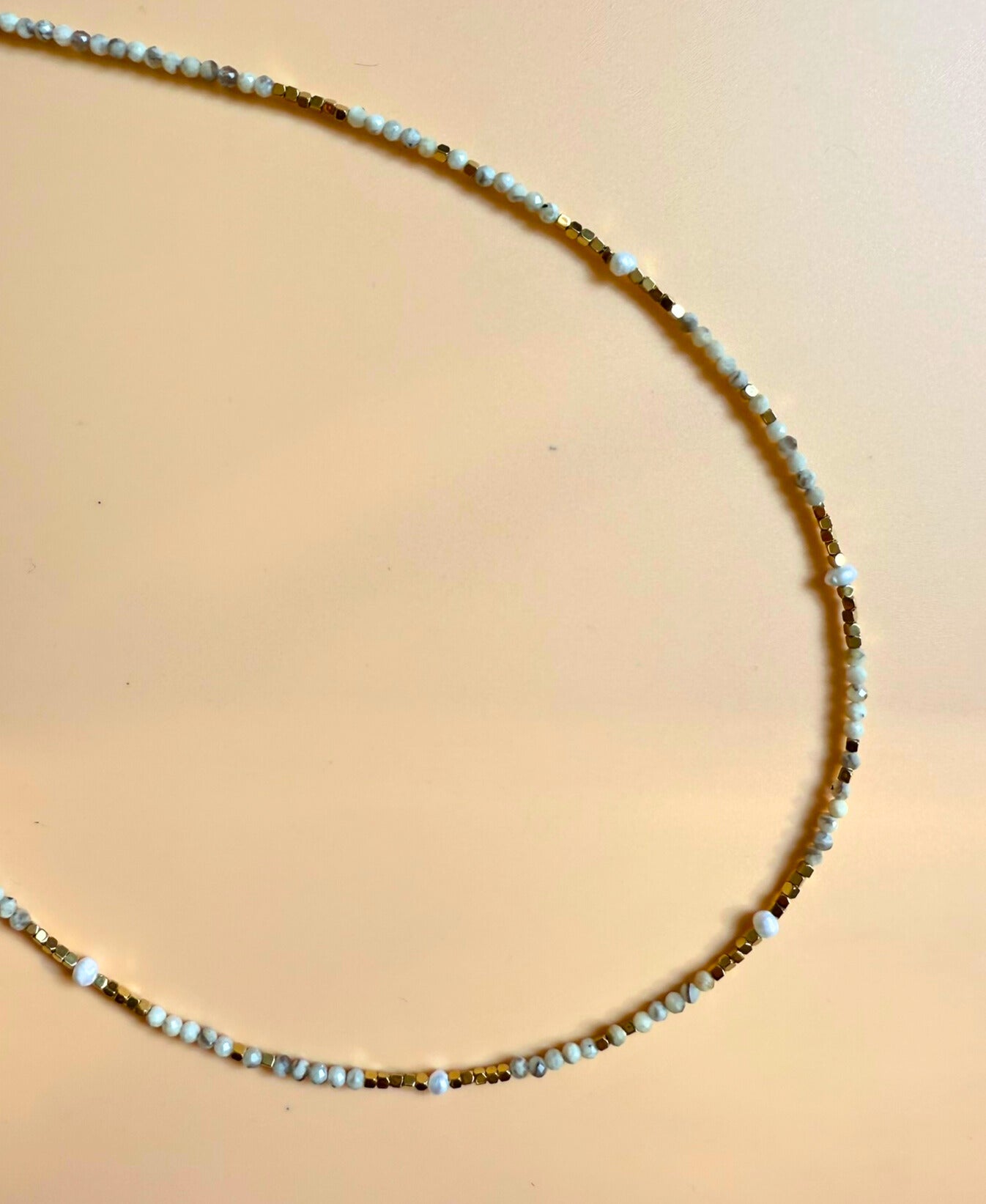 COLLIER ISIS JASPE PAYSAGE