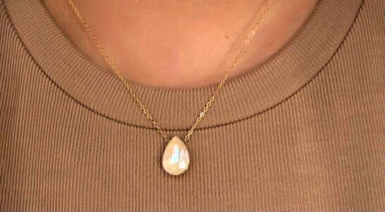 COLLIER MOON IVOIRE