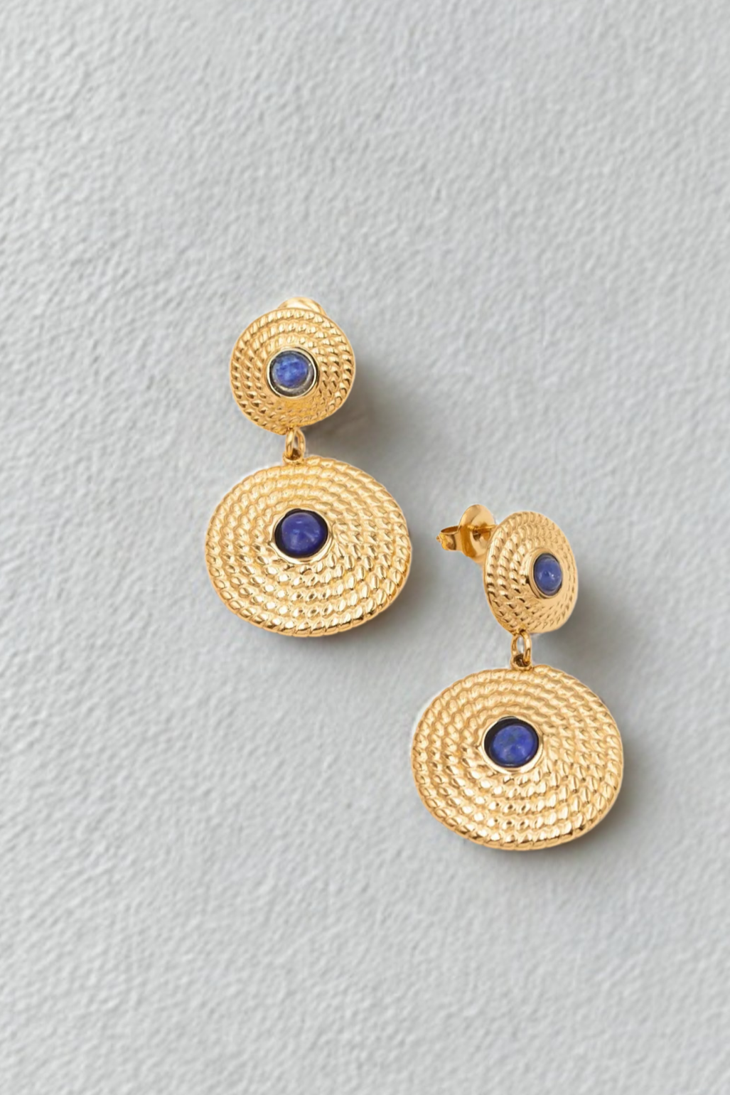 BOUCLES SORAYA LAPIS LAZULI