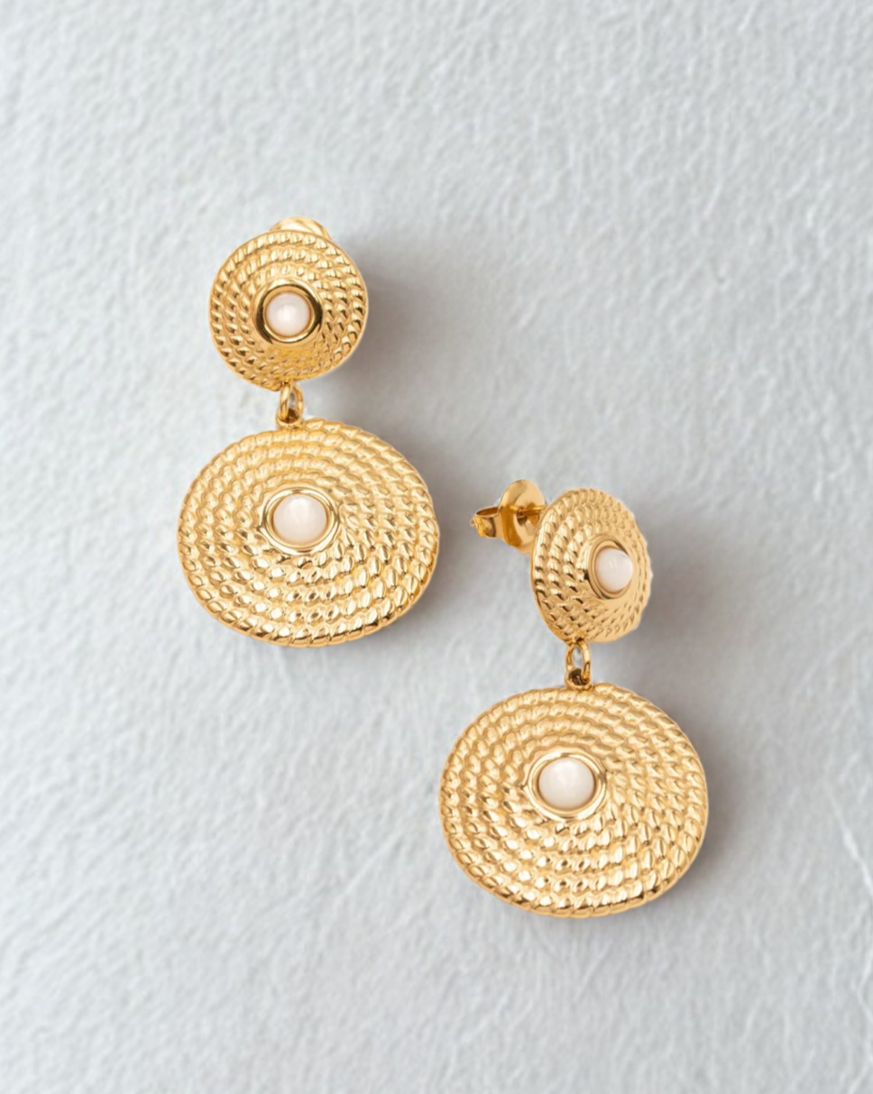 BOUCLES SORAYA NACRE