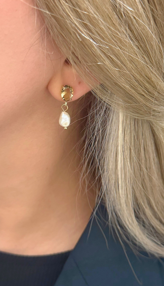 BOUCLES PEARIS CAMEL