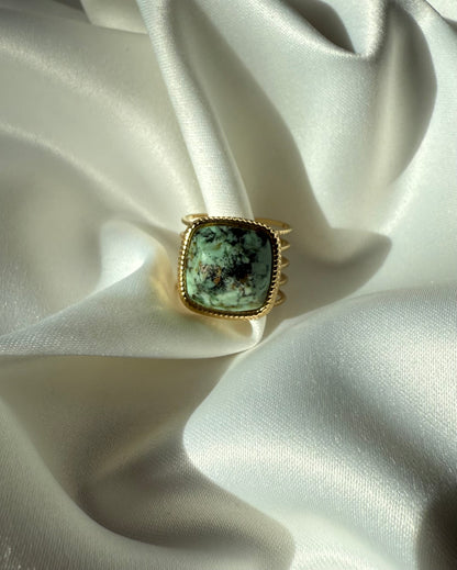 BAGUE ZINA TURQUOISE AFRICAINE