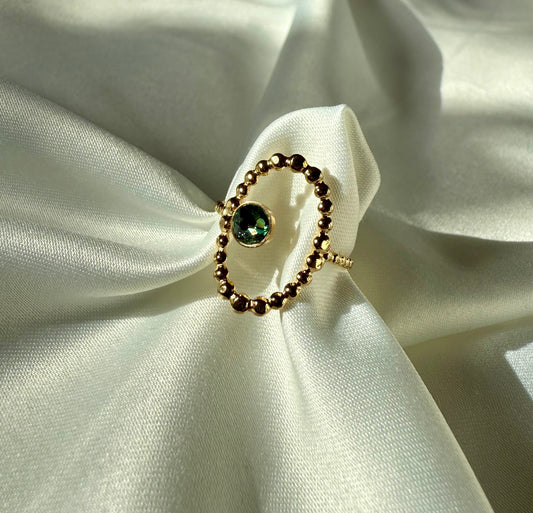 BAGUE AURALIS VERTE