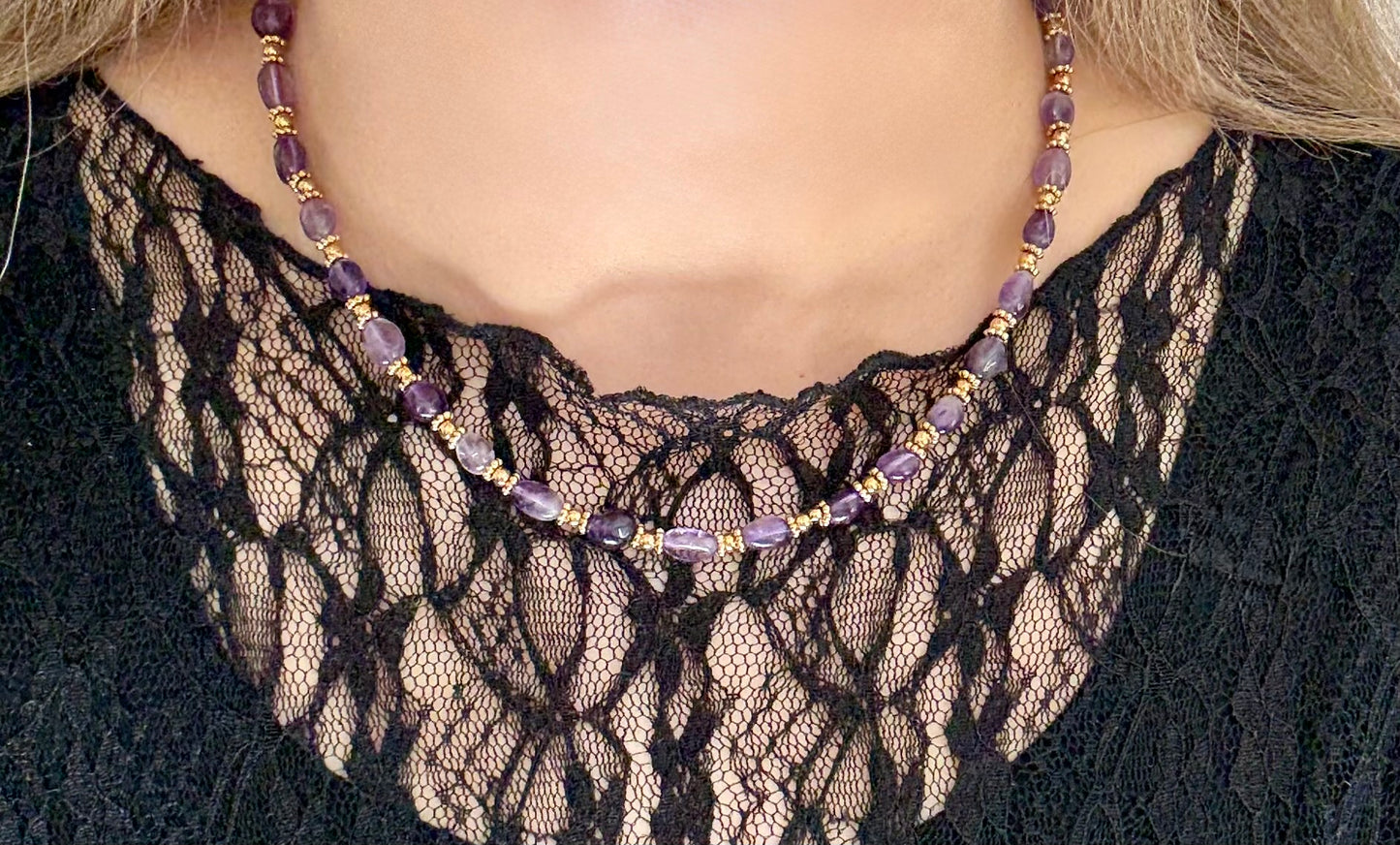 COLLIER SELENA AMETHYSTE