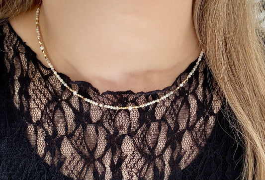 COLLIER ISIS JASPE PAYSAGE