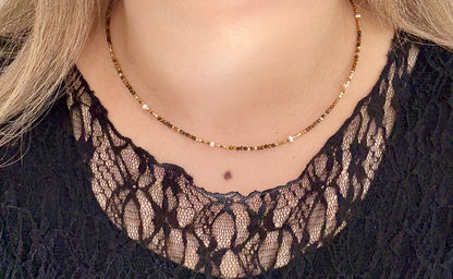 COLLIER ISIS OEIL DE TIGRE