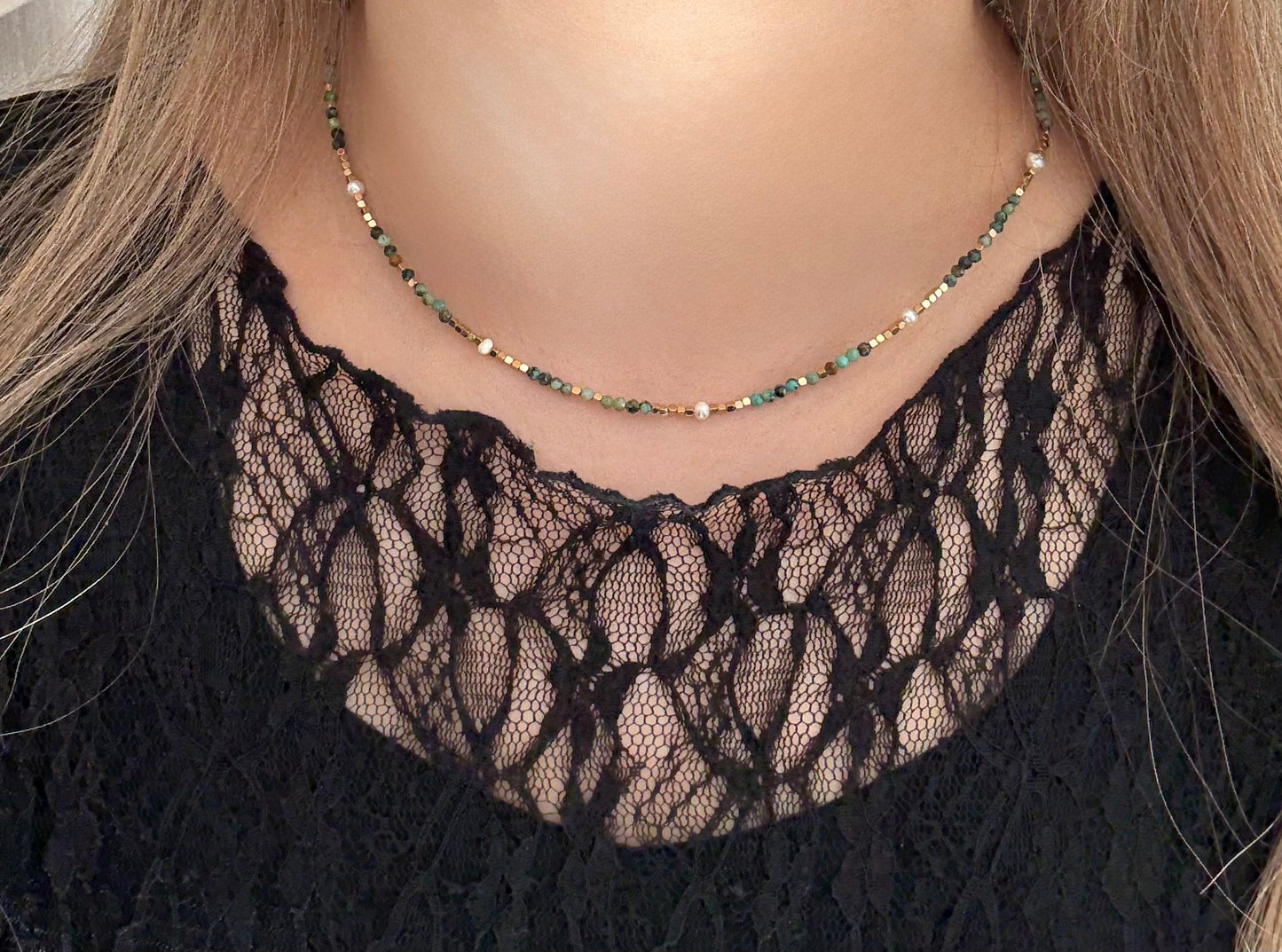 COLLIER ISIS TURQUOISE AFRICAINE