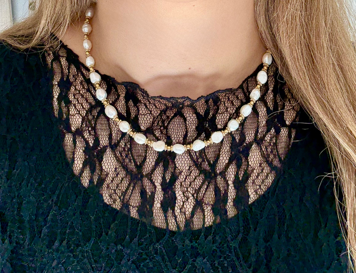 COLLIER SELENA PERLES
