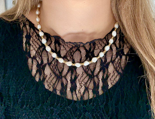 COLLIER SELENA PERLES