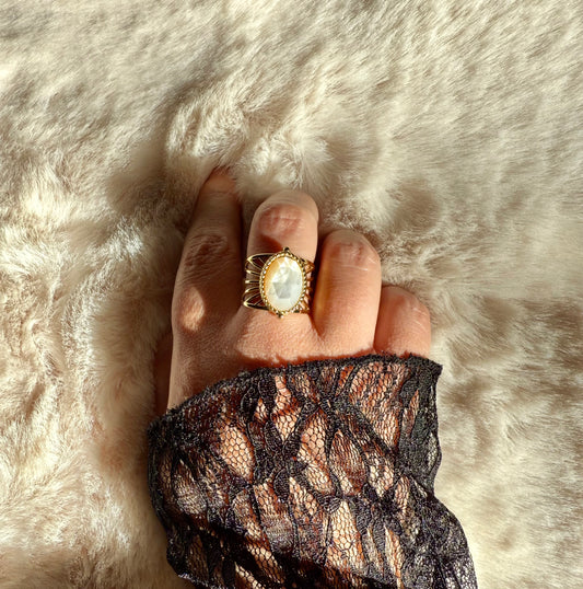 BAGUE KENZA NACRE