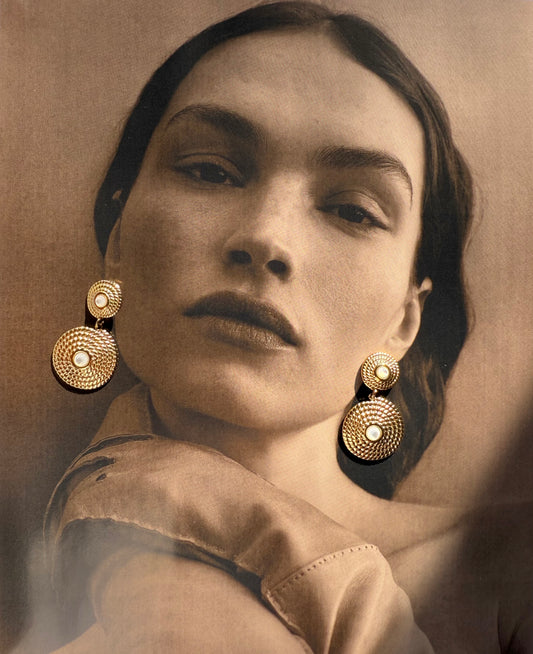 BOUCLES SORAYA NACRE