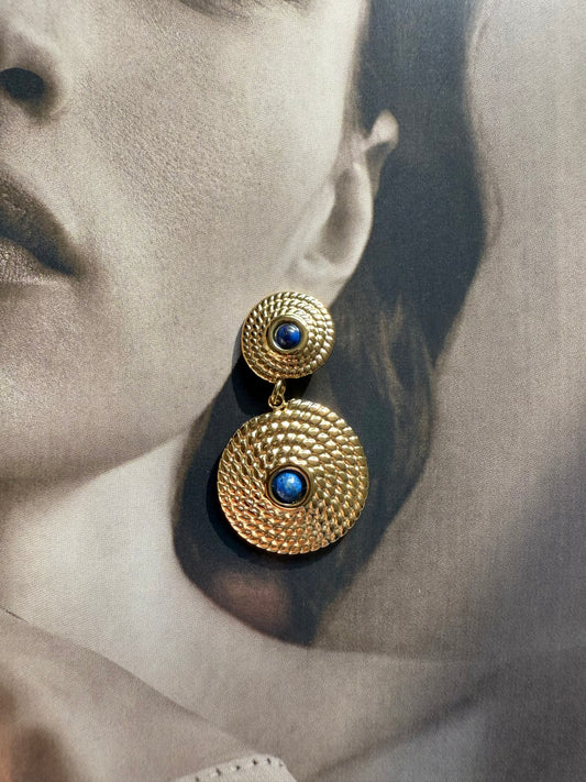 BOUCLES SORAYA LAPIS LAZULI