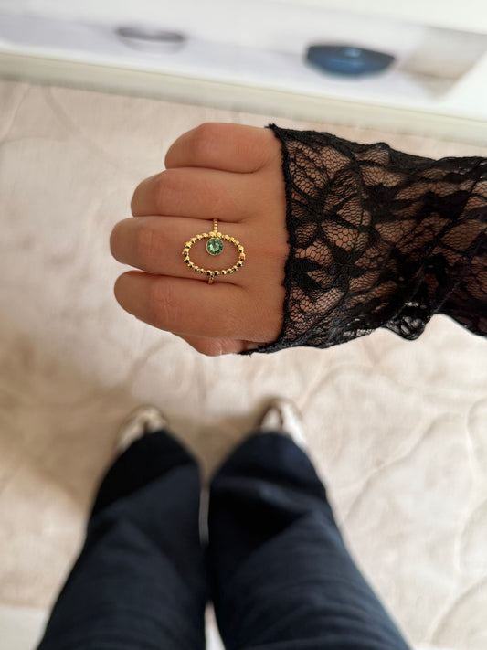 BAGUE AURALIS VERTE