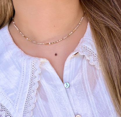 COLLIER ISIS JASPE PAYSAGE
