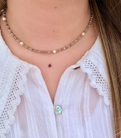 COLLIER VICTORIA LABRADORITE