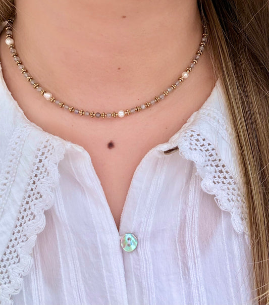 COLLIER VICTORIA LABRADORITE