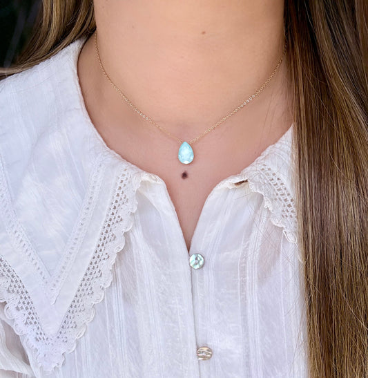 COLLIER MOON AZUR