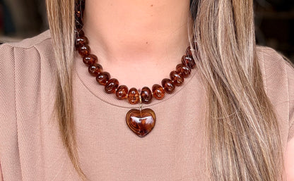 Collier Noa Marron