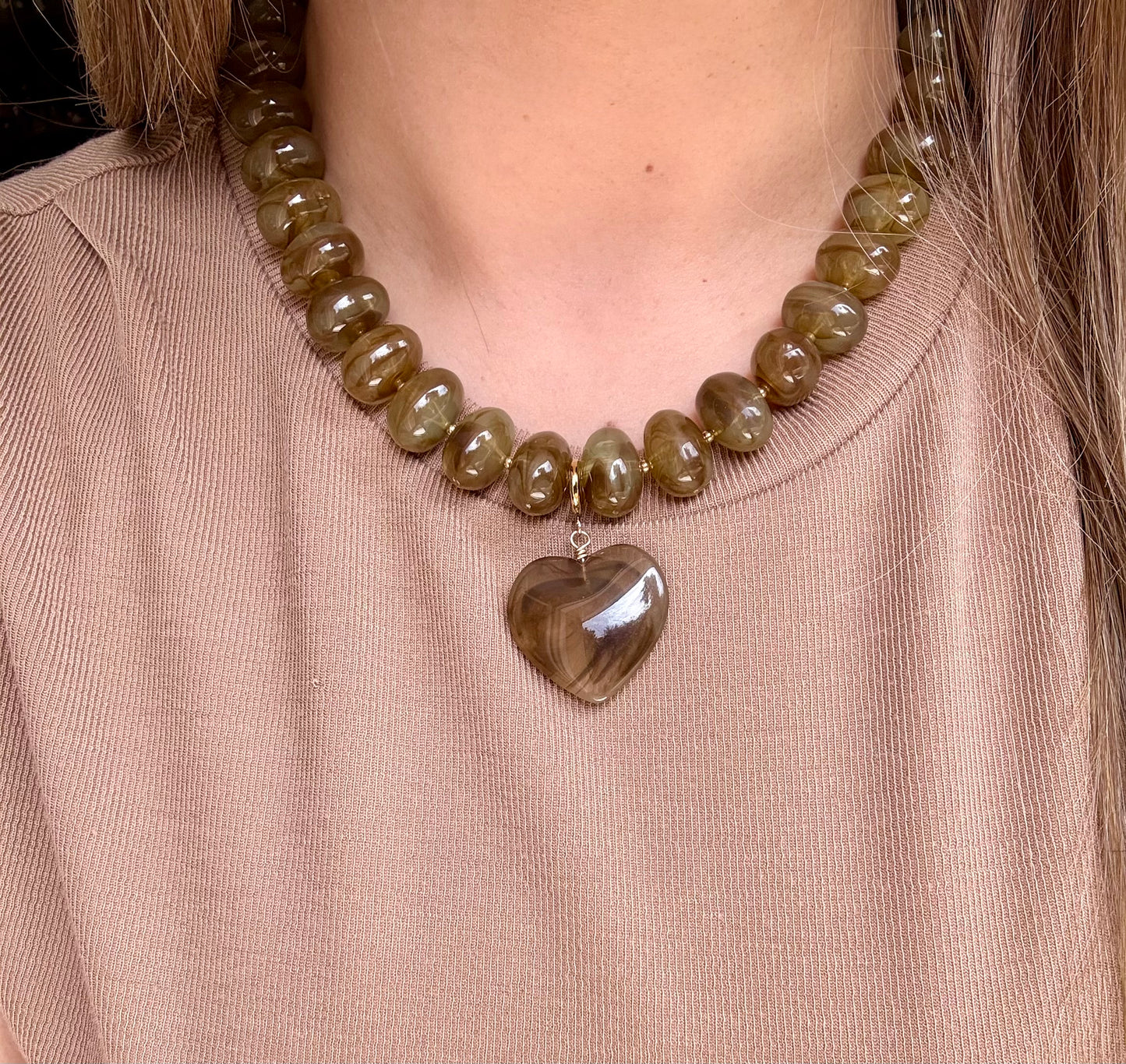 Collier Noa Taupe