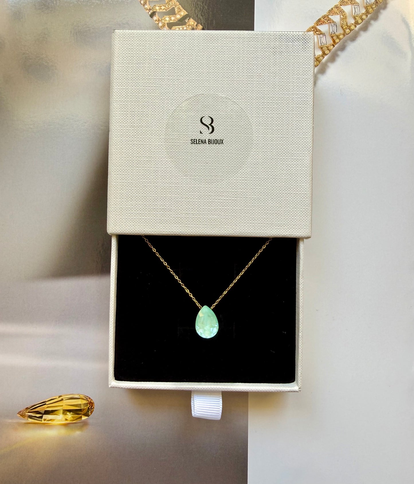 COLLIER MOON AZUR