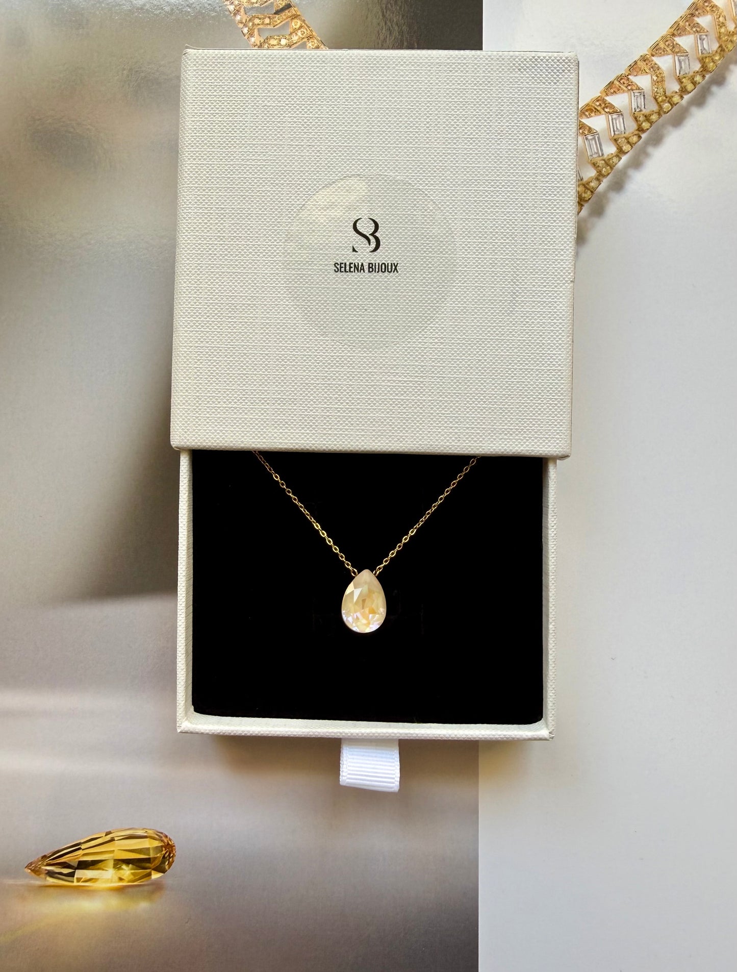 COLLIER MOON IVOIRE