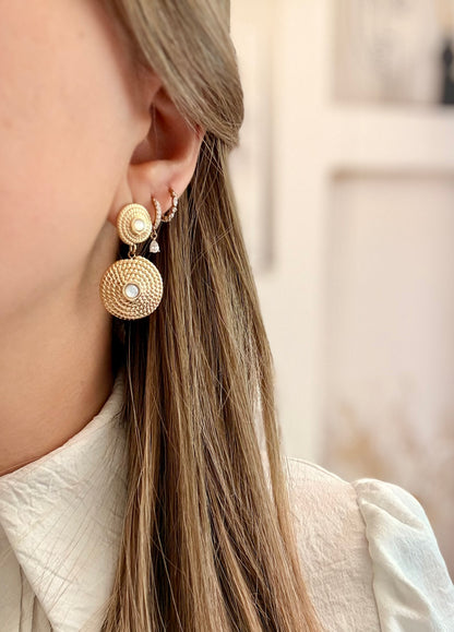 BOUCLES SORAYA NACRE