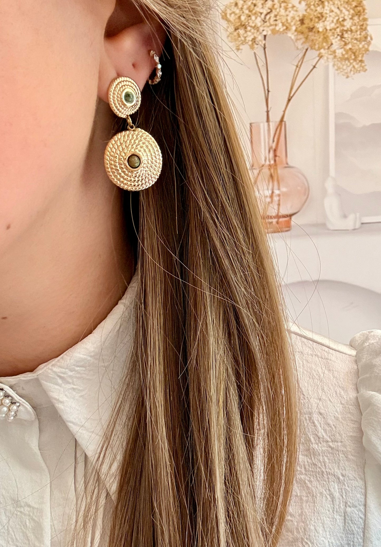 BOUCLES SORAYA JASPE