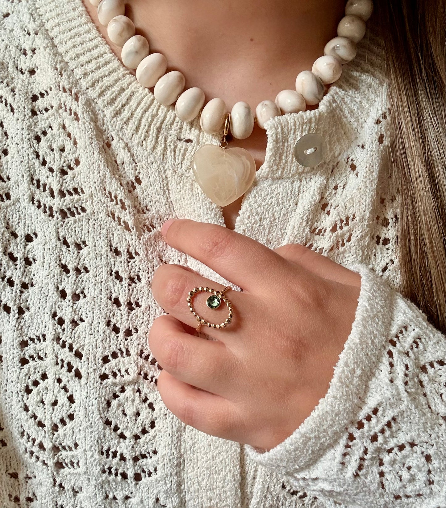 BAGUE AURALIS VERTE
