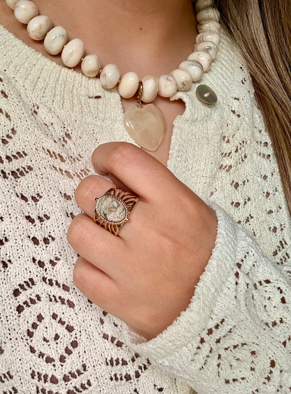 BAGUE KENZA JASPE PAYSAGE