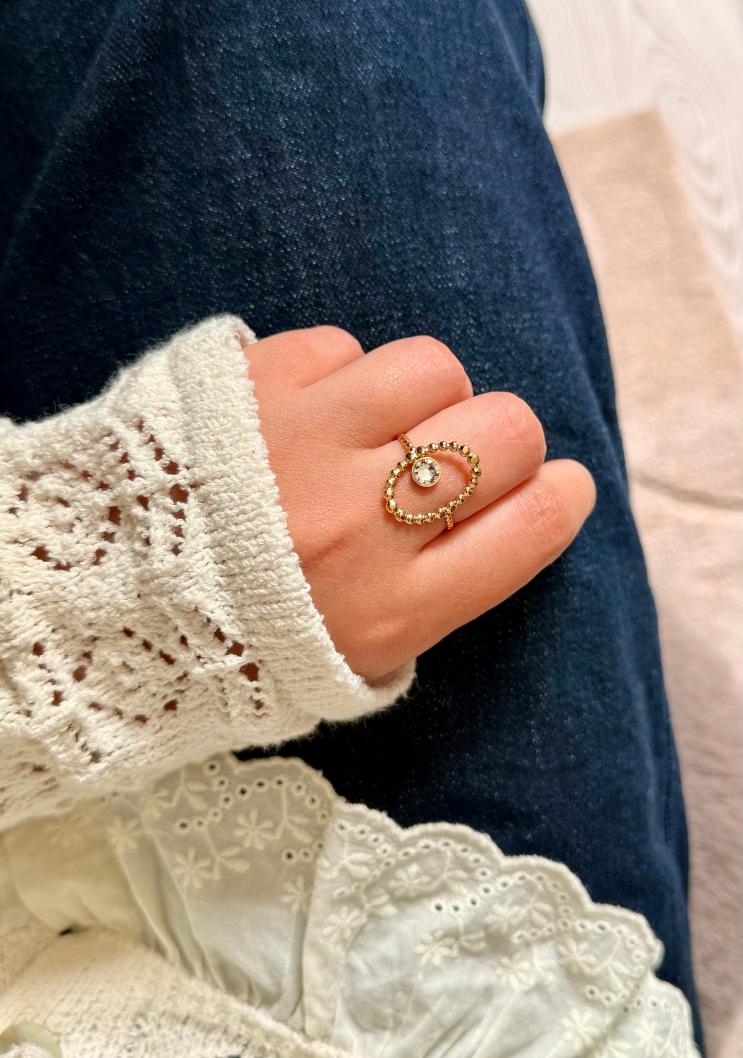 BAGUE AURALIS BLANCHE