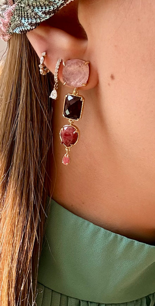 Boucles PENELOPE FRAISE