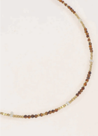 COLLIER ISIS OEIL DE TIGRE