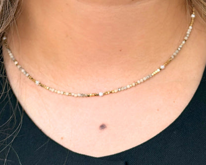 COLLIER ISIS JASPE PAYSAGE