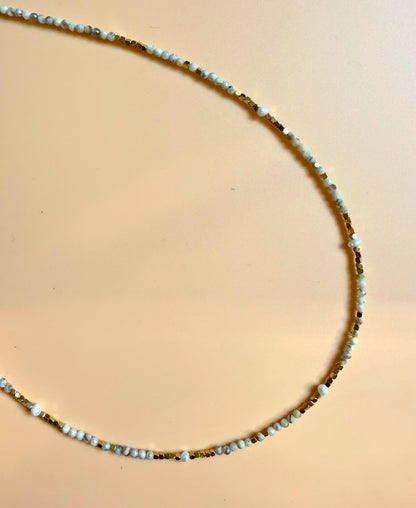 COLLIER ISIS JASPE PAYSAGE