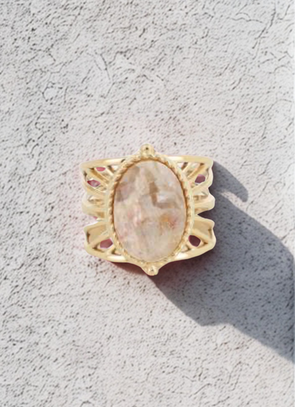 BAGUE KENZA JASPE PAYSAGE