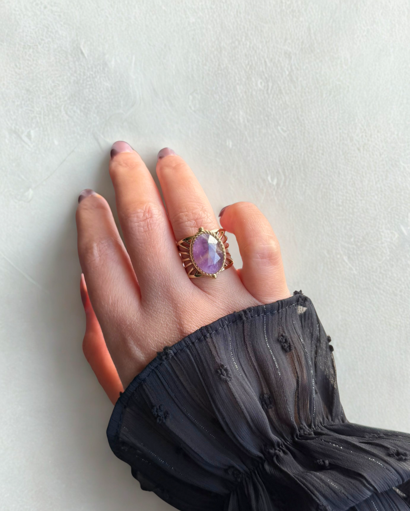 BAGUE KENZA AMETHYSTE