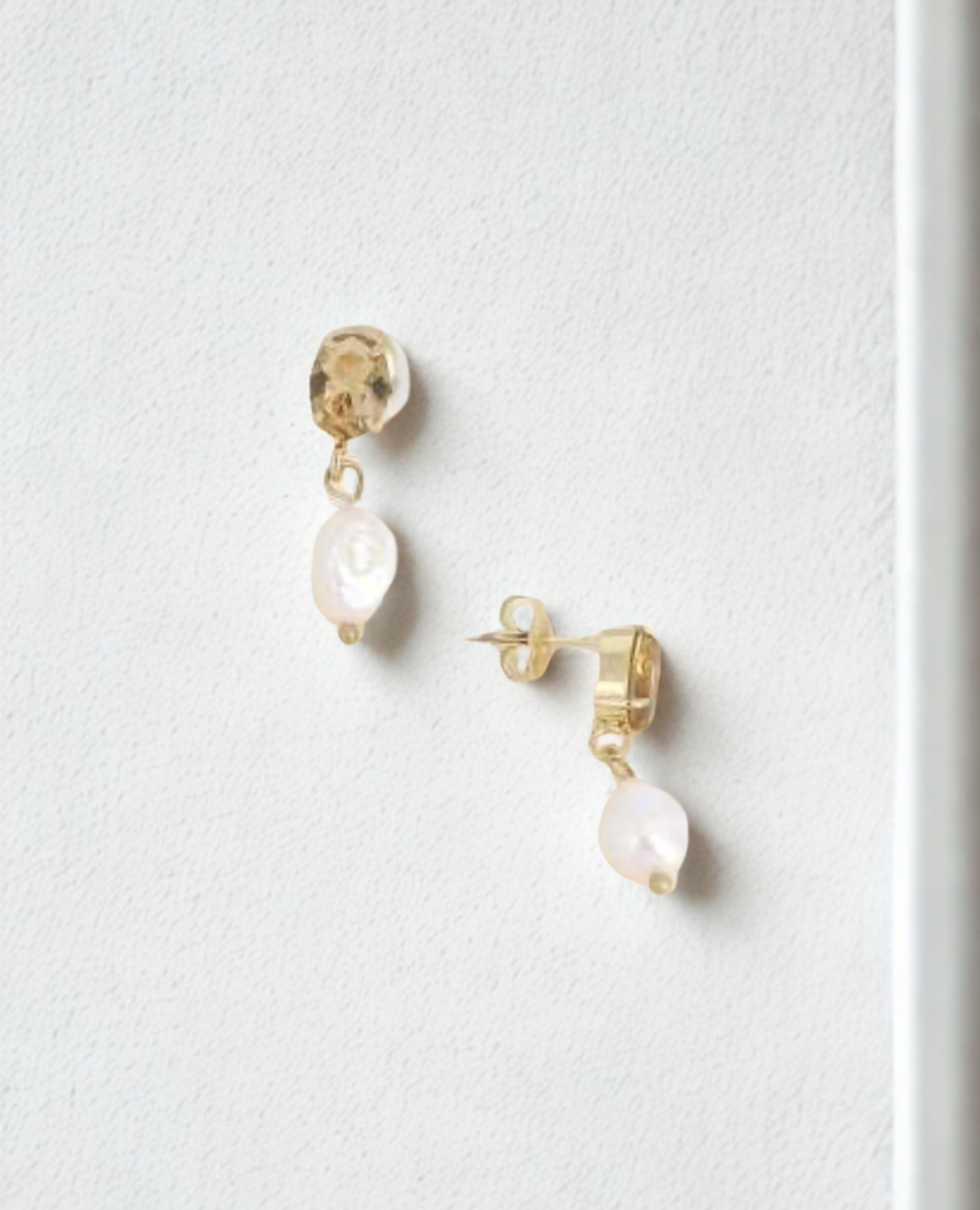 BOUCLES PEARIS CAMEL