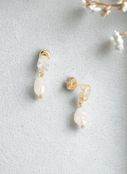 BOUCLES PEARIS CRYSTAL