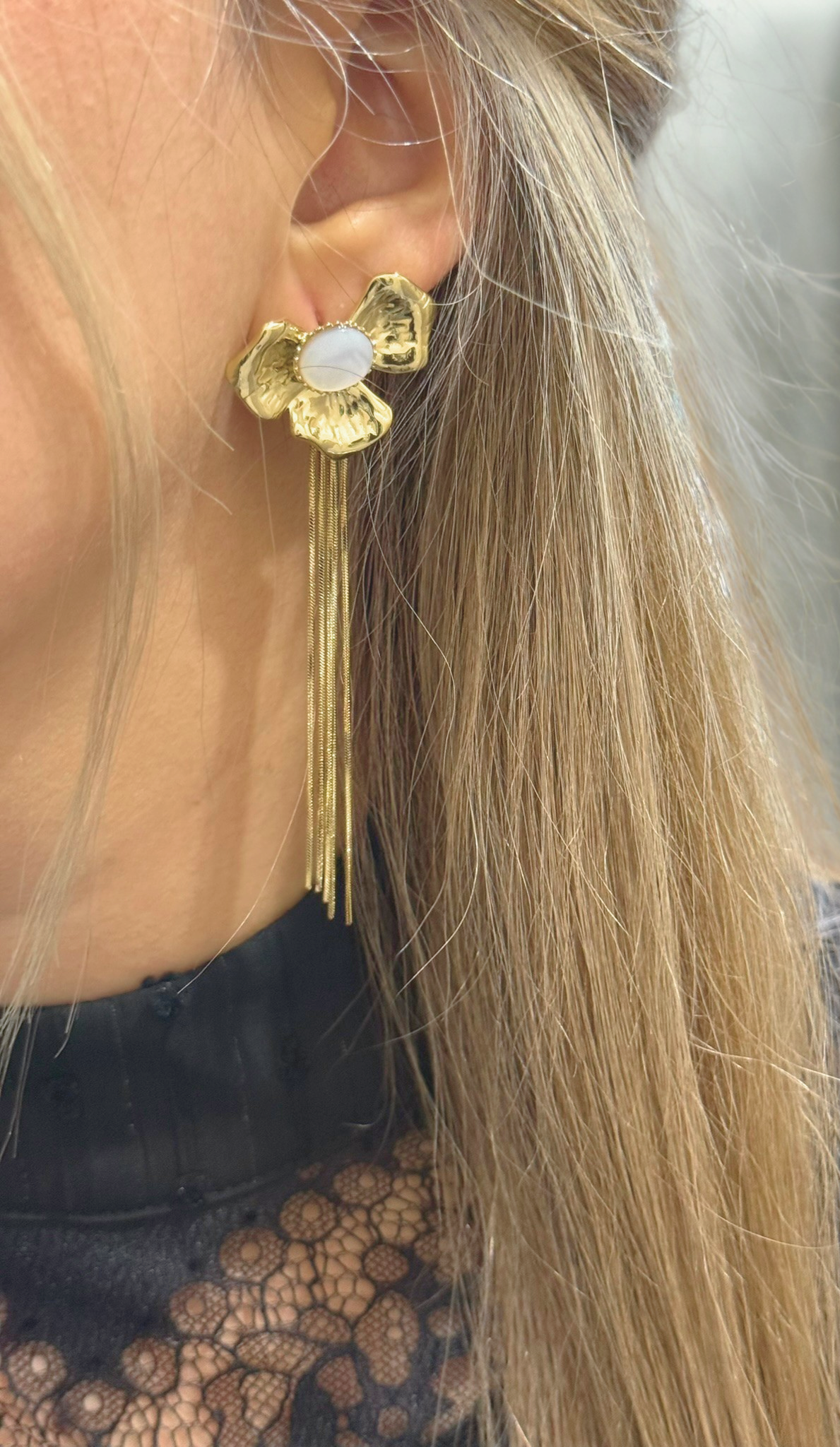 BOUCLES SAKURA NACRE