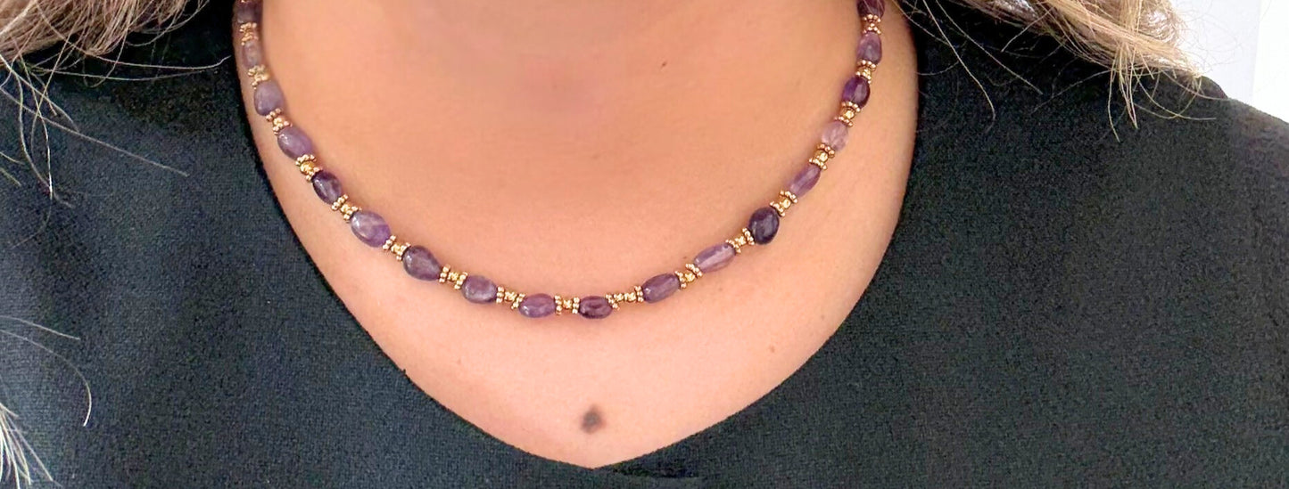 COLLIER SELENA AMETHYSTE