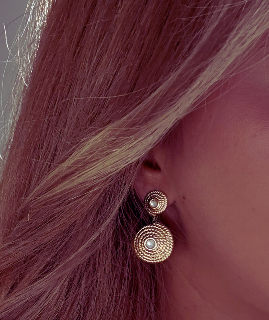 BOUCLES SORAYA NACRE