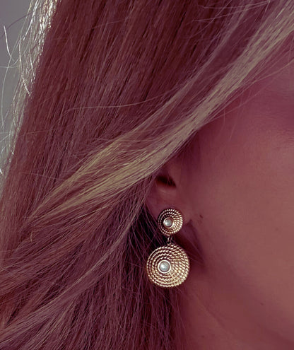 BOUCLES SORAYA NACRE