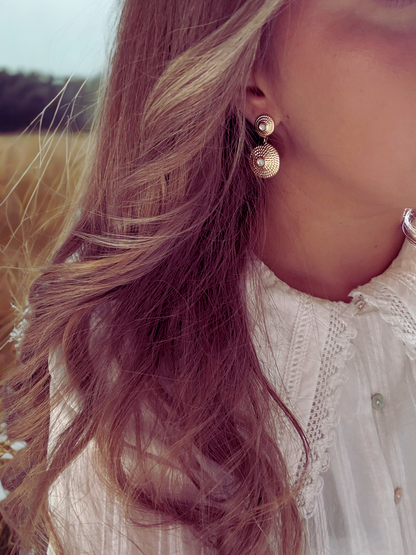 BOUCLES SORAYA NACRE