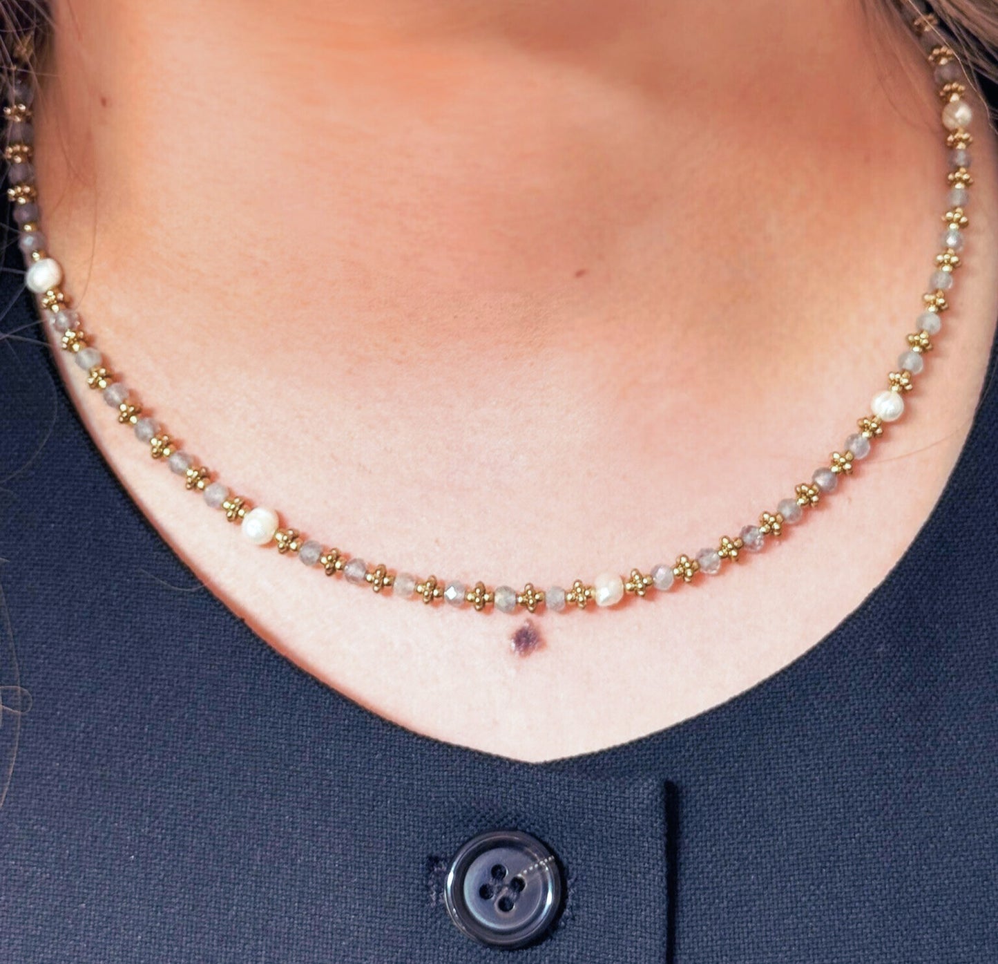 COLLIER VICTORIA LABRADORITE