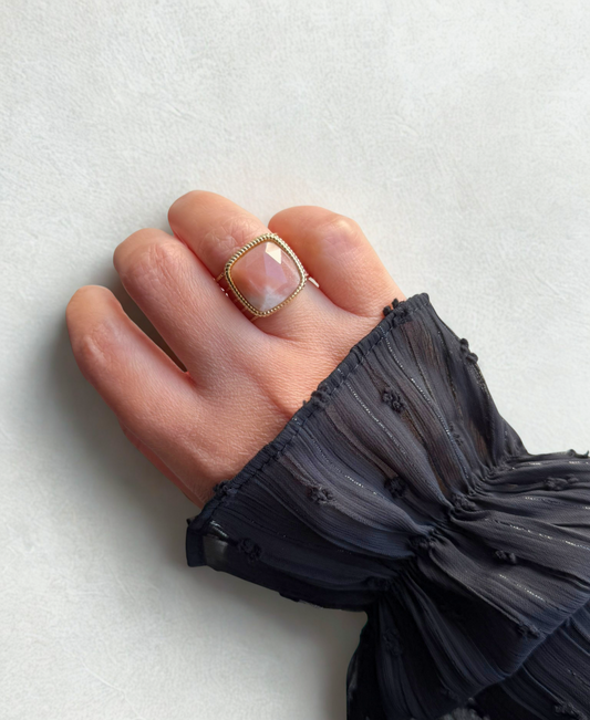 BAGUE ZINA PIERRE DE SOLEIL